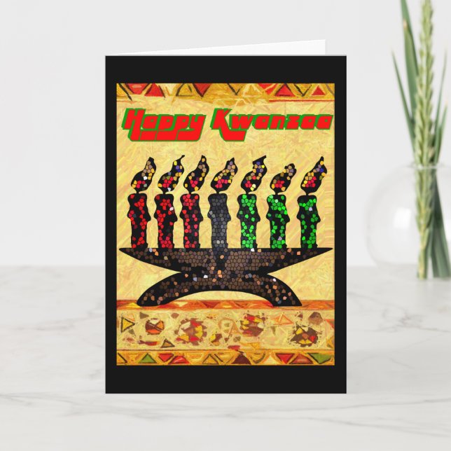 Festividades Cartão de Kwanzaa (Frente)