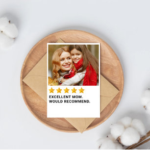 Festividades Cartão de Mãe Excelente Cinco Estrelas
