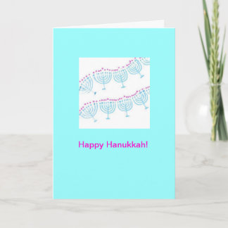 Festividades Cartão de Menorahs Chanukah da dança