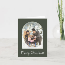 Festividades Cartão de Mensagem Personalizada de Foto em Forma 