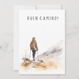 Festividades Cartão de Mulher de Caminho de Santiago