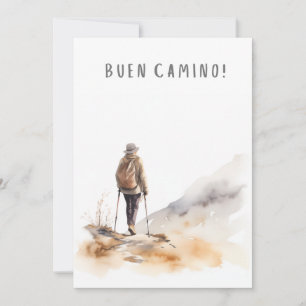 Festividades Cartão de Mulher de Caminho de Santiago