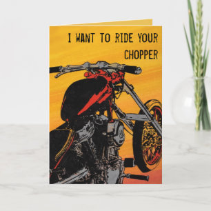 Festividades cartão de Namorados para motociclistas