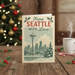 Festividades Cartão de Natais vintages Clássico - De Seattle