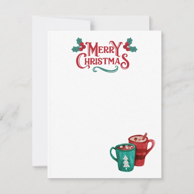 Festividades Cartão de Natal (Frente)