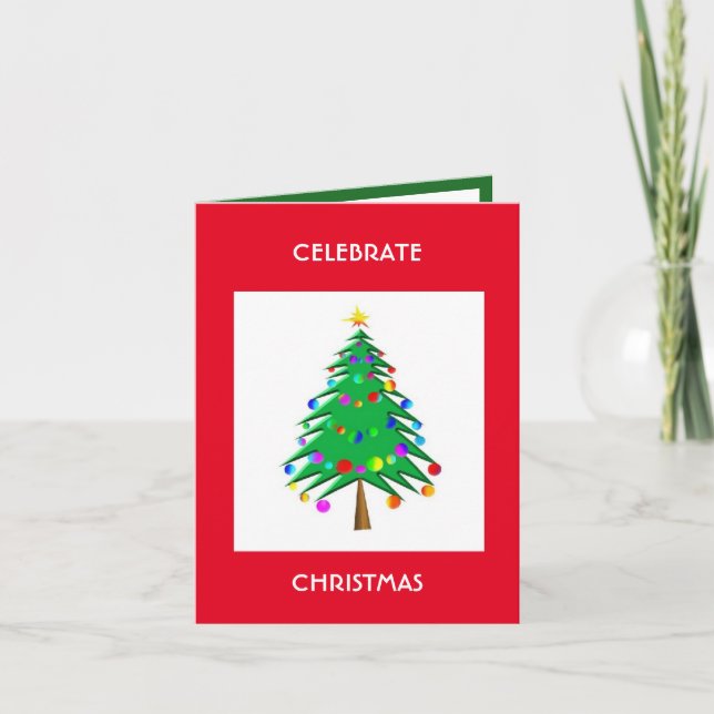 Festividades Cartão de Natal (Frente)