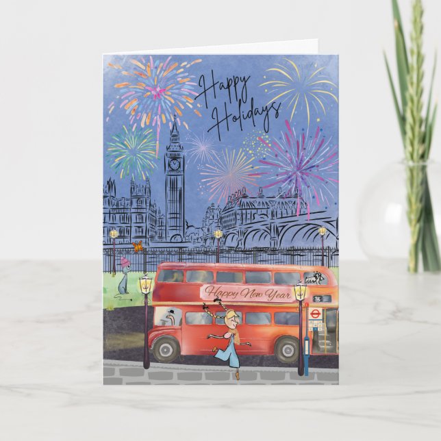 Festividades Cartão de Natal (Frente)