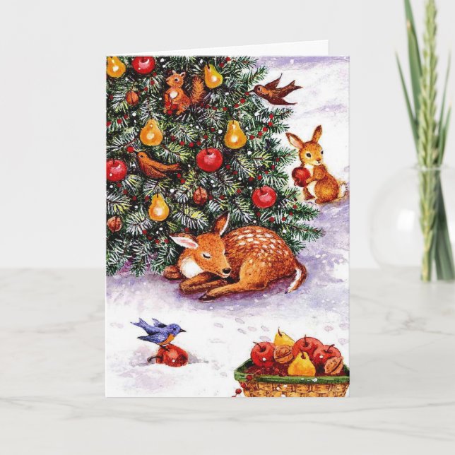 Festividades Cartão de Natal (Frente)