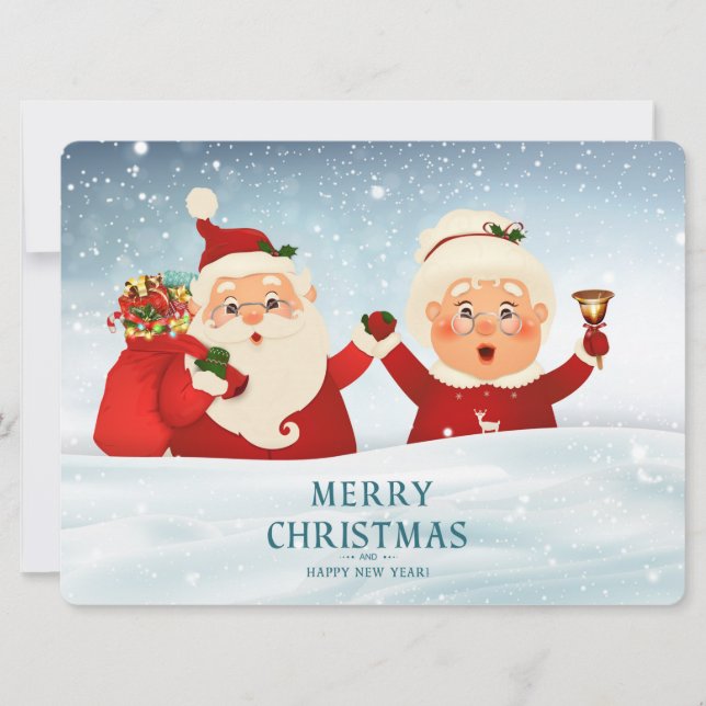 Festividades Cartão de Natal (Frente)
