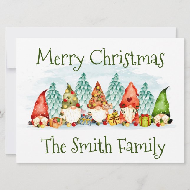 Festividades Cartão de Natal (Frente)