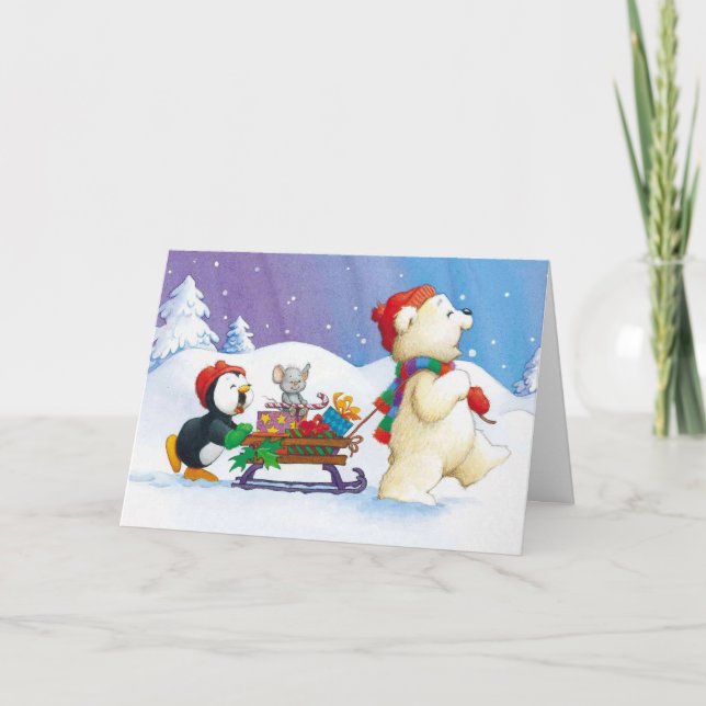 Festividades Cartão de Natal (Frente)
