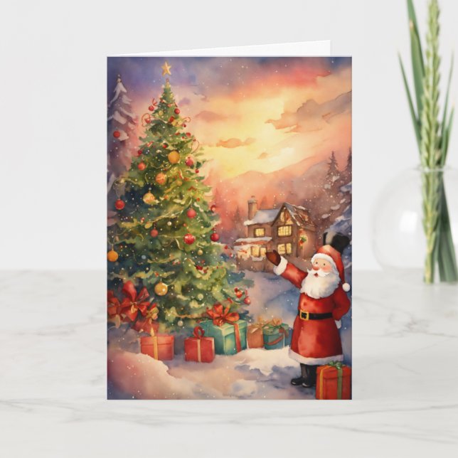 Festividades Cartão de Natal (Frente)