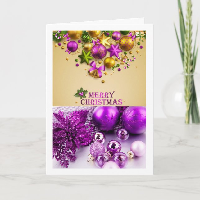 Festividades Cartão de Natal (Frente)