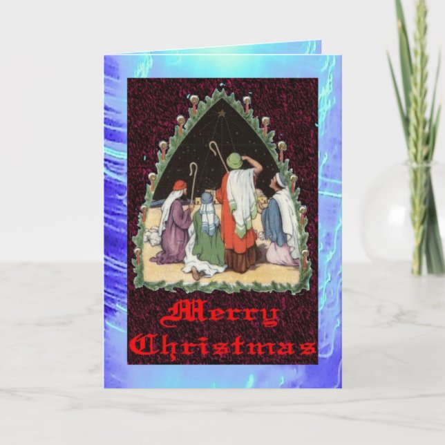 Festividades Cartão de Natal - 3 de 9 - Os Pastores (Frente)