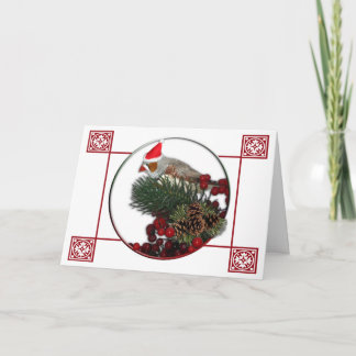 Festividades Cartão de Natal 6 do passarinho