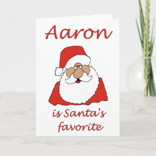 Festividades cartão de natal aaron