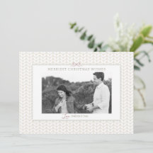 Cartão de Natal Aconchegante 5x7" para Foto