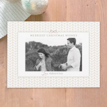 Cartão de Natal Aconchegante 5x7" para Foto