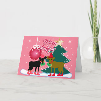 Festividades Cartão de Natal alegre do Pin do minuto
