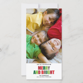Festividades Cartão de Natal alegre e brilhante da foto
