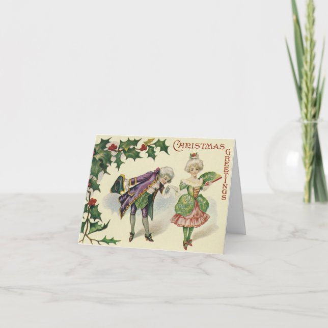 FESTIVIDADES CARTÃO DE NATAL AMERICANO (Frente)