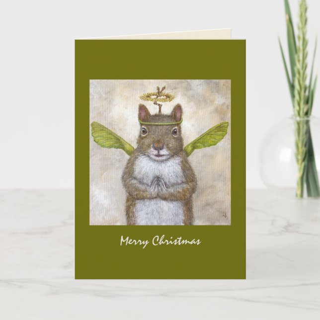 Festividades Cartão de Natal Angel Blake (Frente)