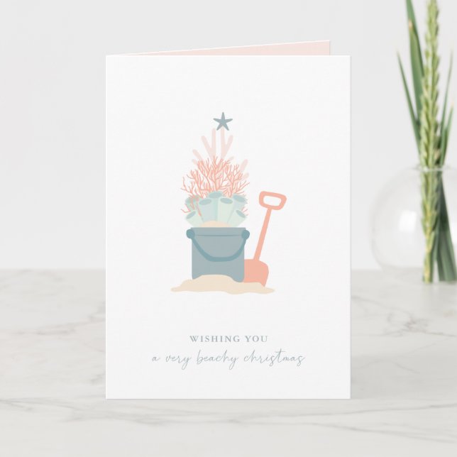 Festividades Cartão de Natal Árvore de Natal Costeira à Beira-M (Frente)