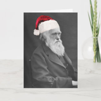 Festividades Cartão de Natal Ateísta Darwin - Saudações de Seas