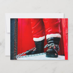 Festividades Cartão de Natal atrasado engraçado