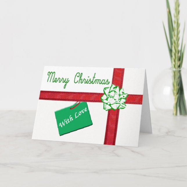 Festividades Cartão de Natal Atual Empachado (Frente)