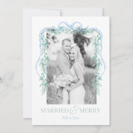 Festividades Cartão de Natal Azul para o Avô do Milênio e feliz