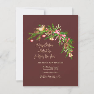 Festividades Cartão de Natal Balsam Swag