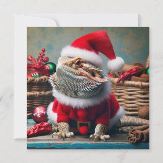 Festividades Cartão de Natal Beardie