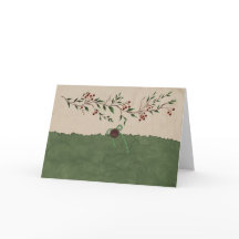 Cartão de Natal Berry Branch