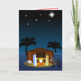 Festividades Cartão de Natal Bethlehem