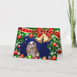 Festividades Cartão de Natal Blenheim Cavalier