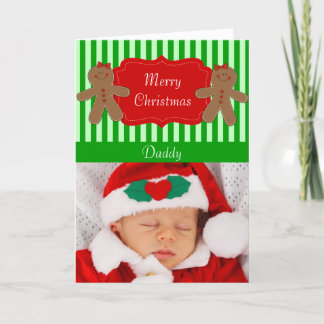 Festividades Cartão de Natal bonito personalizado da foto do