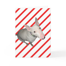 Cartão de Natal Bonito/Vermelho e Branco