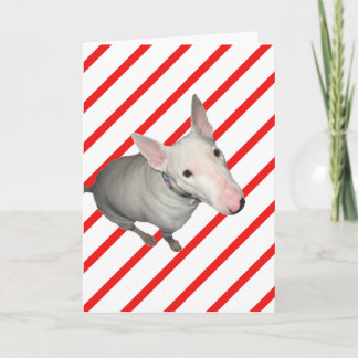 Festividades Cartão de Natal Bonito/Vermelho e Branco