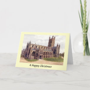 Festividades Cartão de Natal - Catedral de Gloucester