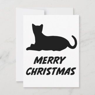 Festividades Cartão de Natal "Cats" MERRY NATMAS