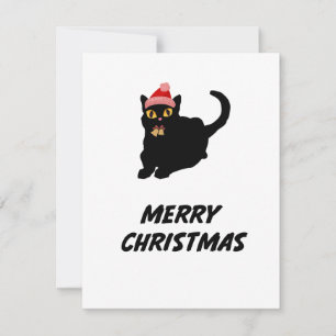 Festividades Cartão de Natal "Cats" MERRY NATMAS