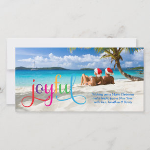 Festividades Cartão de Natal Colorido Alegre 311