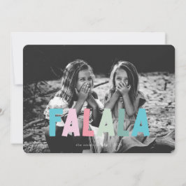 Festividades Cartão de Natal Colorido FALALA