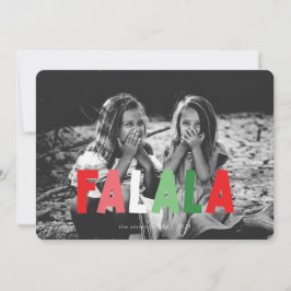 Festividades Cartão de Natal Colorido FALALA