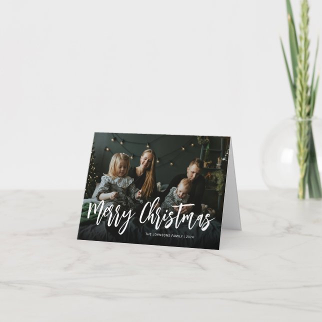 Festividades Cartão de Natal com Design Dobrado (Frente)