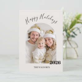 Festividades Cartão de Natal com Foto da Família | Felicidades