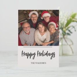 Festividades Cartão de Natal com Foto da Família | Felicidades