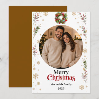 Festividades Cartão de Natal com Foto | Feliz Natal