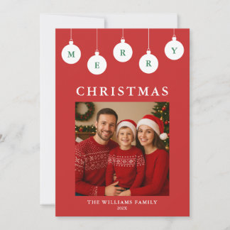 Festividades Cartão de Natal com Foto Personalizado